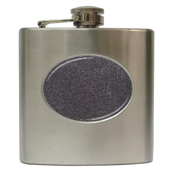 Texture-jeans Hip Flask (6 oz)