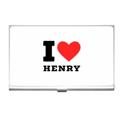 I Love Henry Business Card Holder by ilovewhateva