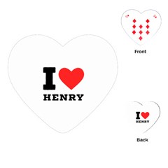 I Love Henry Playing Cards Single Design (heart) by ilovewhateva