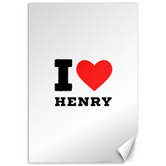 I Love Henry Canvas 12  X 18  by ilovewhateva