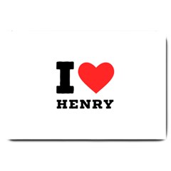 I Love Henry Large Doormat by ilovewhateva