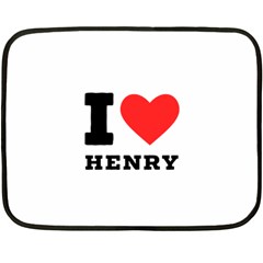 I Love Henry Two Sides Fleece Blanket (mini) by ilovewhateva