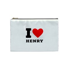 I Love Henry Cosmetic Bag (medium) by ilovewhateva