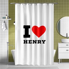 I Love Henry Shower Curtain 48  X 72  (small)  by ilovewhateva