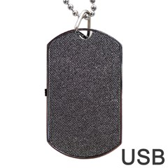 Texture-jeans Dog Tag Usb Flash (two Sides) by nateshop