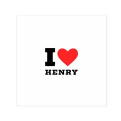 I Love Henry Square Satin Scarf (30  X 30 ) by ilovewhateva