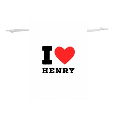 I Love Henry Lightweight Drawstring Pouch (m) by ilovewhateva