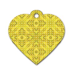 Tile Dog Tag Heart (two Sides) by nateshop