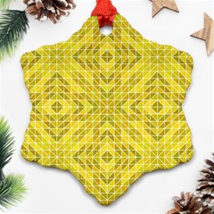 Tile Snowflake Ornament (two Sides) by nateshop