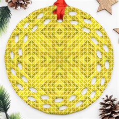 Tile Ornament (round Filigree)