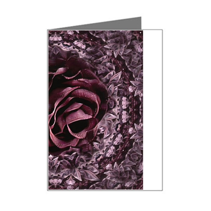 Rose Mandala Mini Greeting Card