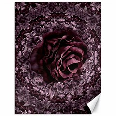 Rose Mandala Canvas 18  X 24  by MRNStudios