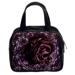 Rose Mandala Classic Handbag (two Sides) by MRNStudios