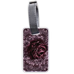 Rose Mandala Luggage Tag (one Side) by MRNStudios