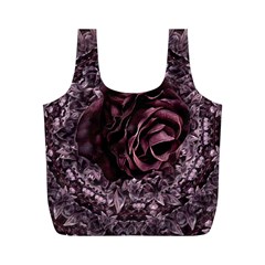 Rose Mandala Full Print Recycle Bag (m) by MRNStudios