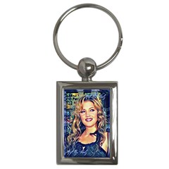 Lisa Marie Presley Key Chain (rectangle) by lisamariepresley