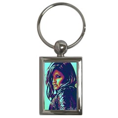 Lisa Marie Presley Key Chain (rectangle) by lisamariepresley