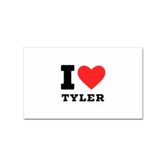 I Love Tyler Sticker (rectangular) by ilovewhateva