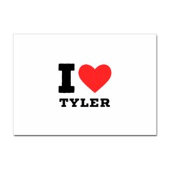 I Love Tyler Sticker A4 (10 Pack) by ilovewhateva