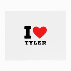 I Love Tyler Small Glasses Cloth (2 Sides) by ilovewhateva