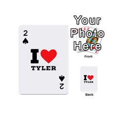 I Love Tyler Playing Cards 54 Designs (mini) by ilovewhateva