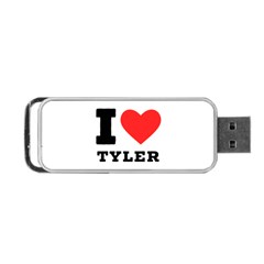 I Love Tyler Portable Usb Flash (two Sides) by ilovewhateva