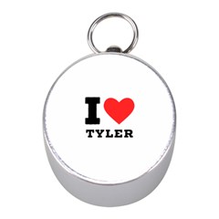 I Love Tyler Mini Silver Compasses by ilovewhateva