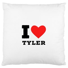 I Love Tyler Standard Premium Plush Fleece Cushion Case (one Side) by ilovewhateva