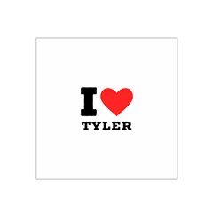 I Love Tyler Satin Bandana Scarf 22  X 22  by ilovewhateva