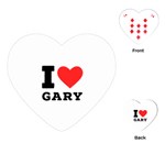 I love gary Playing Cards Single Design (Heart) Front