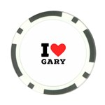 I love gary Poker Chip Card Guard Front