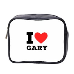 I Love Gary Mini Toiletries Bag (two Sides) by ilovewhateva