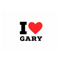 I Love Gary Two Sides Premium Plush Fleece Blanket (mini) by ilovewhateva