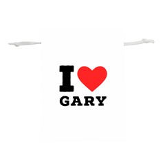 I Love Gary Lightweight Drawstring Pouch (m) by ilovewhateva