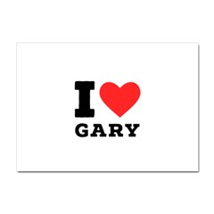 I Love Gary Crystal Sticker (a4) by ilovewhateva