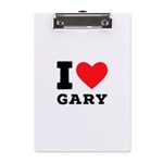 I love gary A5 Acrylic Clipboard Front