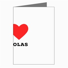 I Love Nicholas Greeting Cards (pkg Of 8) by ilovewhateva