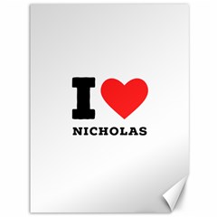 I Love Nicholas Canvas 36  X 48  by ilovewhateva