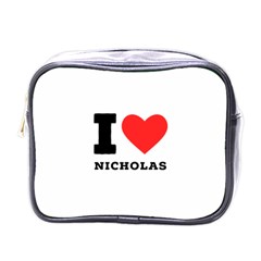 I Love Nicholas Mini Toiletries Bag (one Side) by ilovewhateva