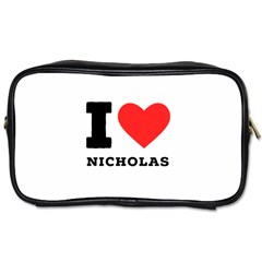 I Love Nicholas Toiletries Bag (one Side) by ilovewhateva