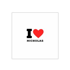 I Love Nicholas Satin Bandana Scarf 22  X 22  by ilovewhateva