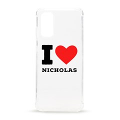 I Love Nicholas Samsung Galaxy S20 6 2 Inch Tpu Uv Case by ilovewhateva