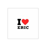 I love eric Satin Bandana Scarf 22  x 22  Front