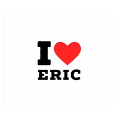 I Love Eric Premium Plush Fleece Blanket (small)