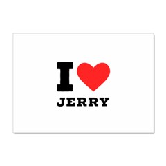 I Love Jerry Sticker A4 (10 Pack) by ilovewhateva