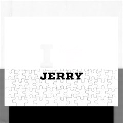 I Love Jerry Rectangular Jigsaw Puzzl by ilovewhateva