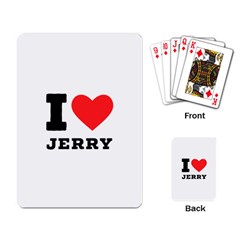 I Love Jerry Playing Cards Single Design (rectangle) by ilovewhateva