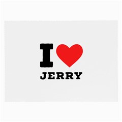 I Love Jerry Large Glasses Cloth (2 Sides) by ilovewhateva