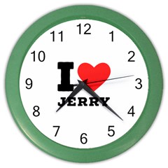 I Love Jerry Color Wall Clock by ilovewhateva