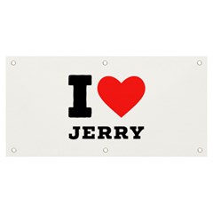 I Love Jerry Banner And Sign 6  X 3  by ilovewhateva